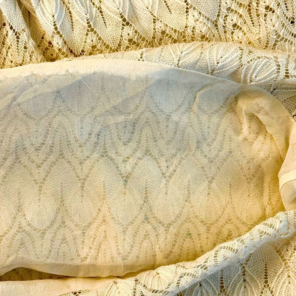 #S1   3.1 Phillip Lim Crochet Lace Top with Silk Bow Sz 4 - Picture 8 of 8